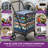Balconera Rolling Foldable Utility Cart For Shopping Groceries Laundry Storage Organizer