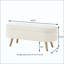 Banc de rangement avec repose-pieds ovale Luxury-1286283309