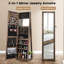 15'' Wide Freestanding Jewelry Armoire