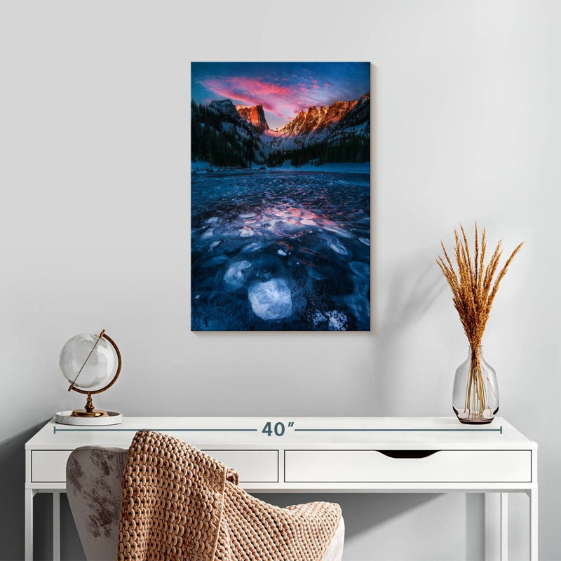 Alvord Wintry Dream Lake, H 24 po x l 16 po