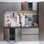 Armoire de garage murale en bois gris Nova