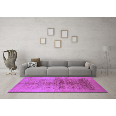 Washable Abstract Indoor Rug