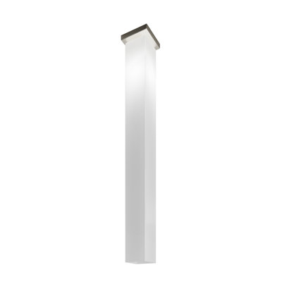 Tubes Ceiling Lamp 60 Smoky Transparent Matt Nickel E26 Ul
