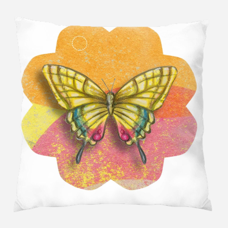 Joseph Reversible Throw Pillow, Microsuede, Indoor