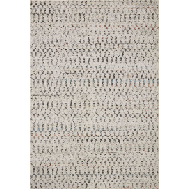 Tapis gris / multicolore Loloi II Kamala, Rectangle 4 pi x 6 pi