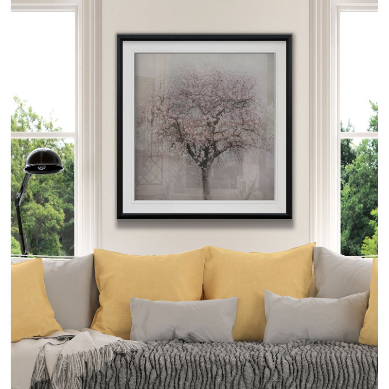 «Blossoms of Spring IV», reproduction de photo sur toile, H 17,5 po x l 17,5 po x P 1,5 po, Cadre noir