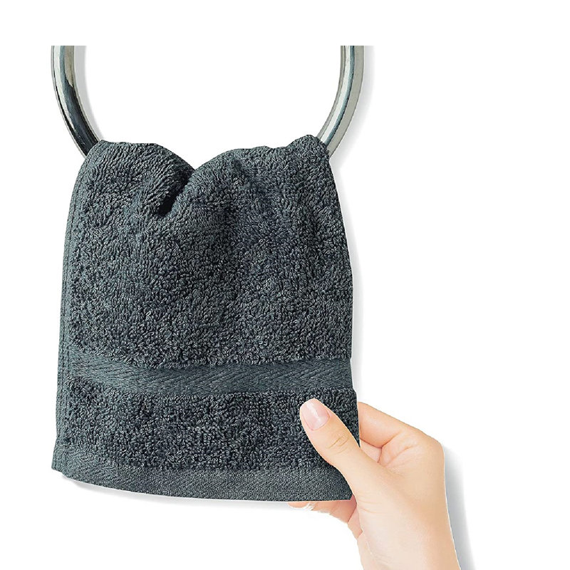 Bleeker Midweight Washcloth, Grey
