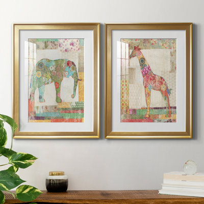 " Elephant Montage " 2 - Pieces