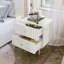 Table de chevet ou table d'appoint moderne 19,6 po à 2 tiroirs pour le salon-723445166-697422385