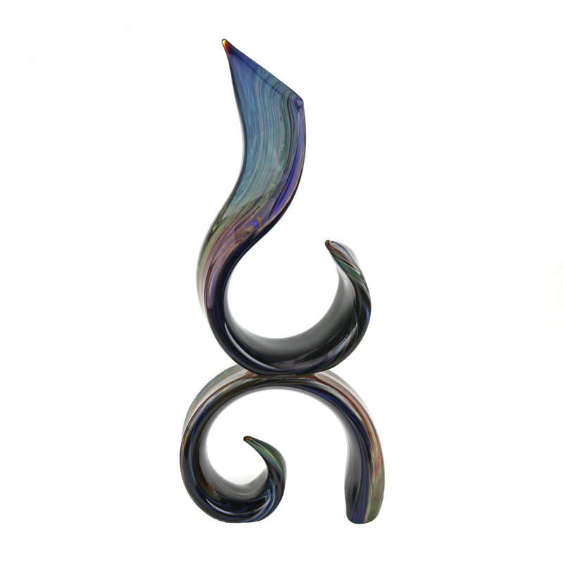 Murano Glass Calcedonia Double Abstract