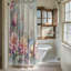 Rideau de douche 1 pièce Fantasy Bloomscape-58497361