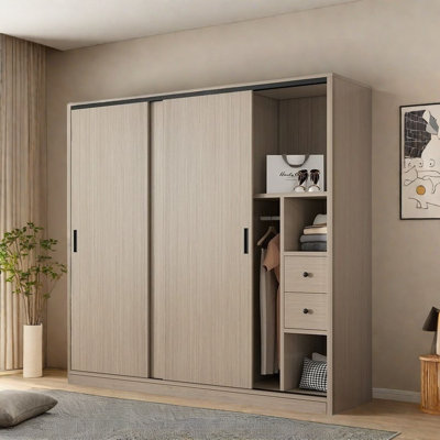 Simple And Fashionable Grey Wardrobe
