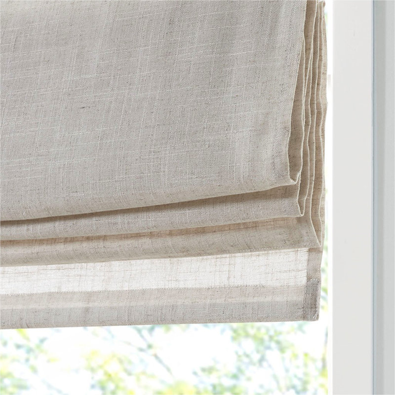 Light Filtering Cordless Roman Shade Natural 31x64"