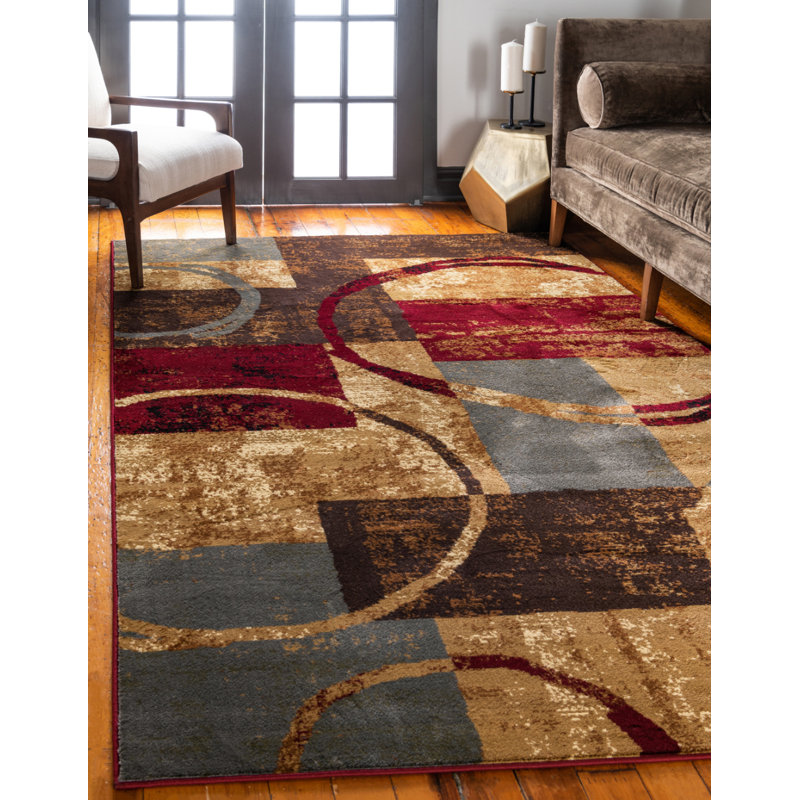 Geometric Area Rug, Rectangle 152 x 244cm