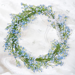 40 cm White Baby's Breath Garland Door Wall Decoration Small Floral Simulated Baby's Breath Garland