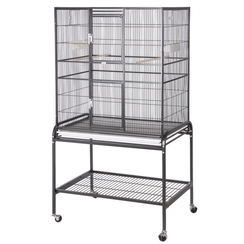 Medium Flight Cage Black by HQ, Black