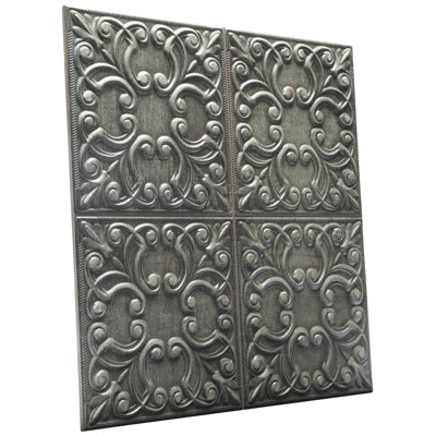Carreau de mur en porcelaine victorienne 17-3 / 8 po x 17-3 / 8 po Victorian