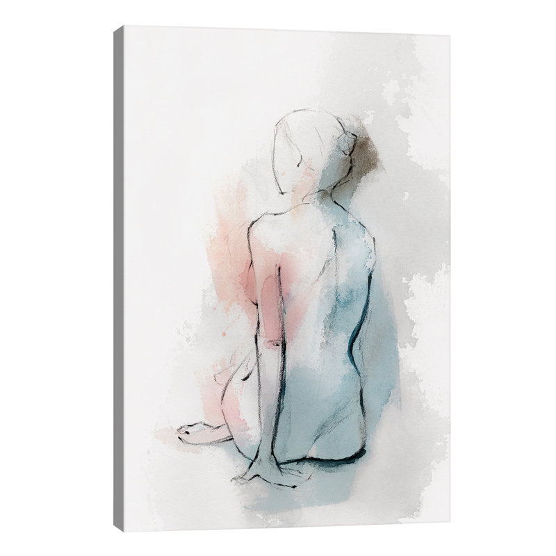 Pastel Woman II by Isabelle Z - Wrapped Canvas Painting, 152.5 cm H x 101.5 cm W