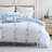 Peri Home Sasha Bows Duvet Set Blue-103609055