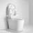 MEDUNJESS 1.28 Gallons GPF Upgraded Smart Toilet With Auto Lid, Heated Seat, Night Light, Auto Flushing