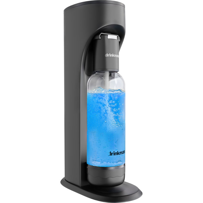 WHITE OmniFizz Kit NOT including CO2 cylinder, Matte Black