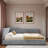 L-shaped Corduroy Daybed With Solid Frame And Striped Decoration-884907756