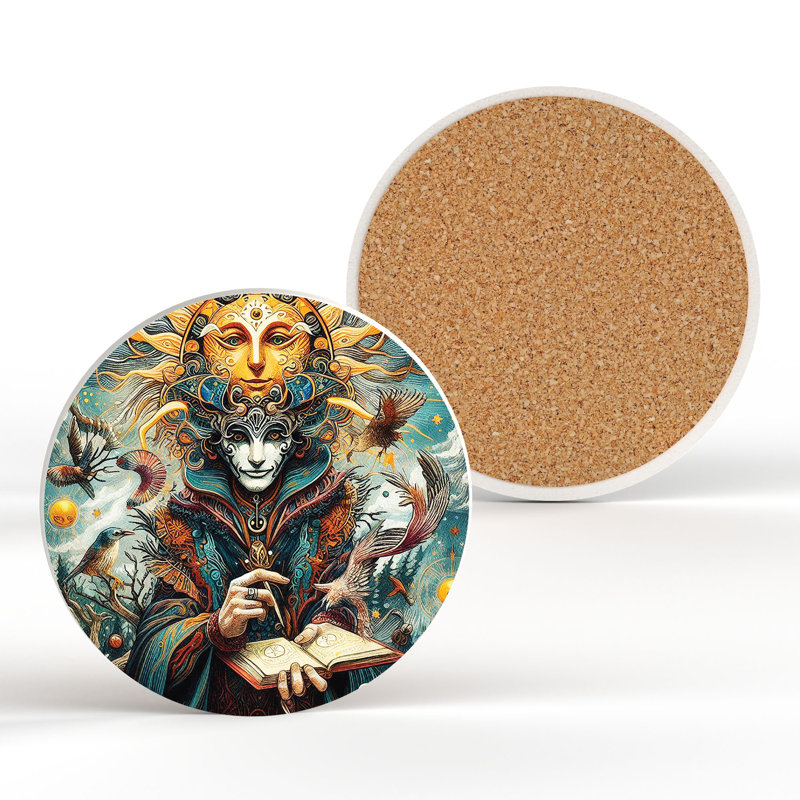 West Country Wizard Round 1 Piece Coaster