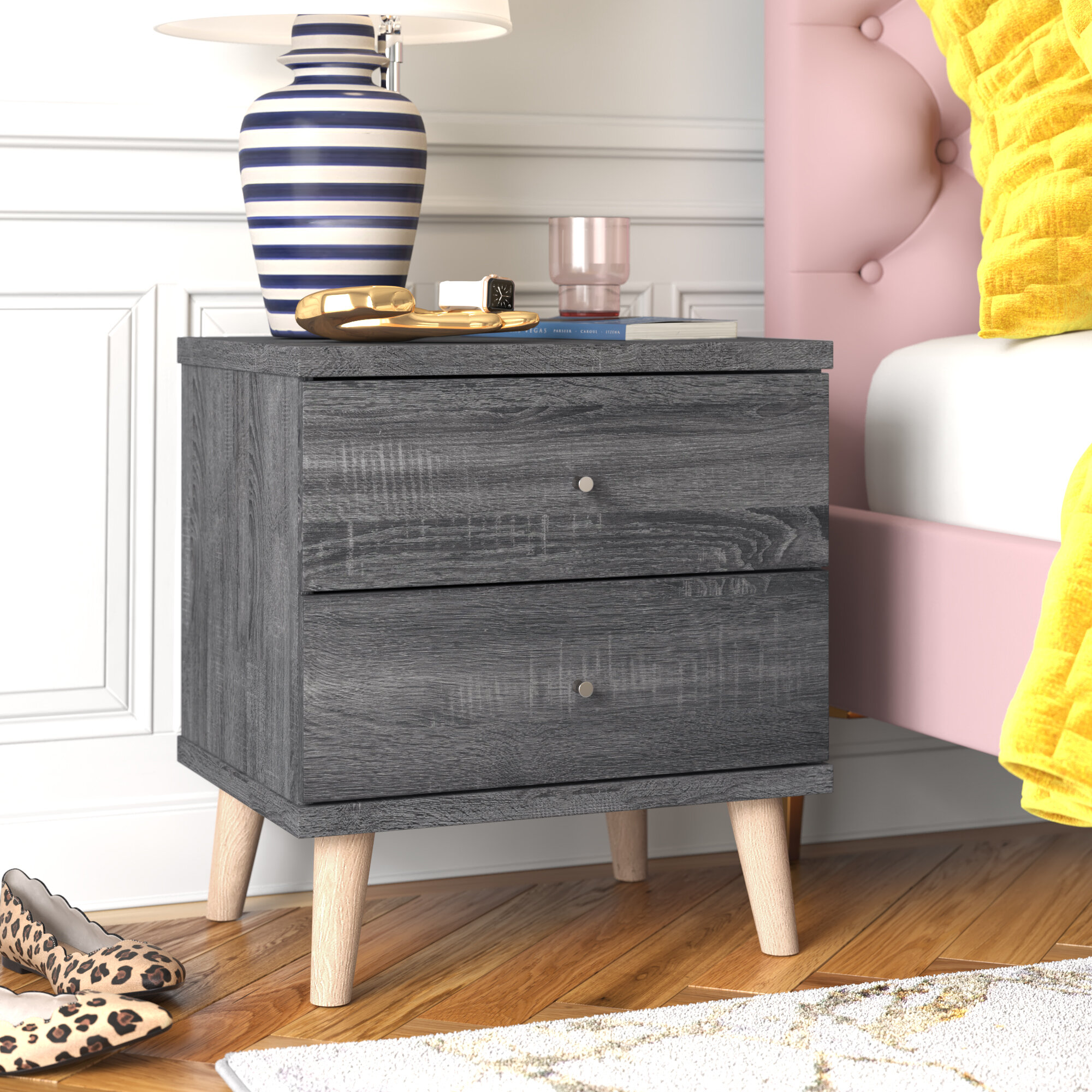 Etta Avenue™ Teen Abril Nightstand & Reviews | Wayfair