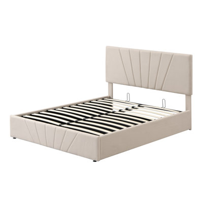 Upholstered Low Profile Storage Platform Bed -  Latitude RunÂ®, 98FC5E1B31FF4C2B81271E0579C57953