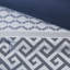 7 Piece Jacquard Comforter Set Navy