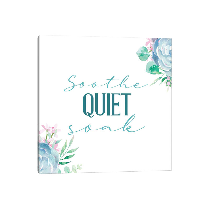 Relax Recharge IV 1 Piece Wrapped Canvas Wall Art, 30.48 cm H x 30.48 cm W