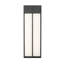 Applique murale d'extérieur 2 lumières en noir-100157046