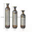 Ensemble de 3 vases en métal forgés à la main-127420841