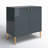 Wood 32" H 2-Door Accent Cabinet with Metal Legs-147207500