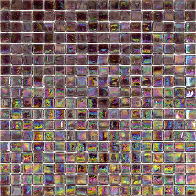 Skosh 0.6" x 0.6" Glass Grid Mosaic Wall & Floor Tile 