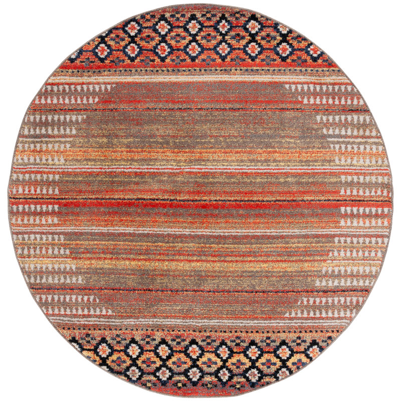 Adirondack Performance Southwestern Rug, Round 6'