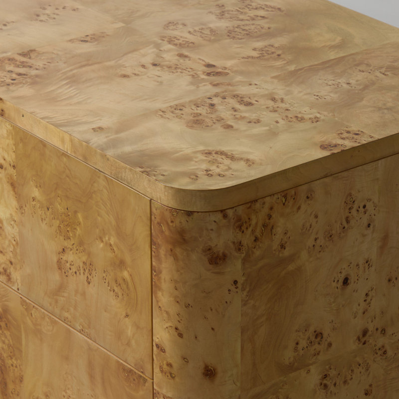 Mullins 6 Drawer Dresser-Natural Mappa Burl