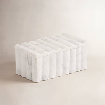 Textured Marble Storage Box