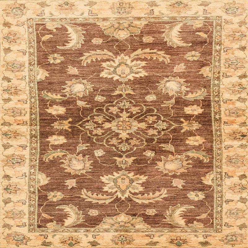 Tapis abstrait moderne 3995, Carré 4 pi