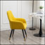 Chaise d'appoint rembourrée en velours Tuchico
