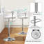 Height Adjustable Swivel Bar Stool -2110269300-2147436989