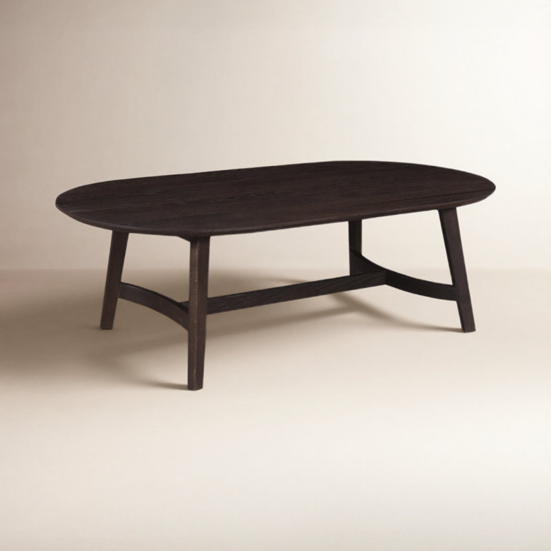 Signa Solid Wood Coffee Table, Brown