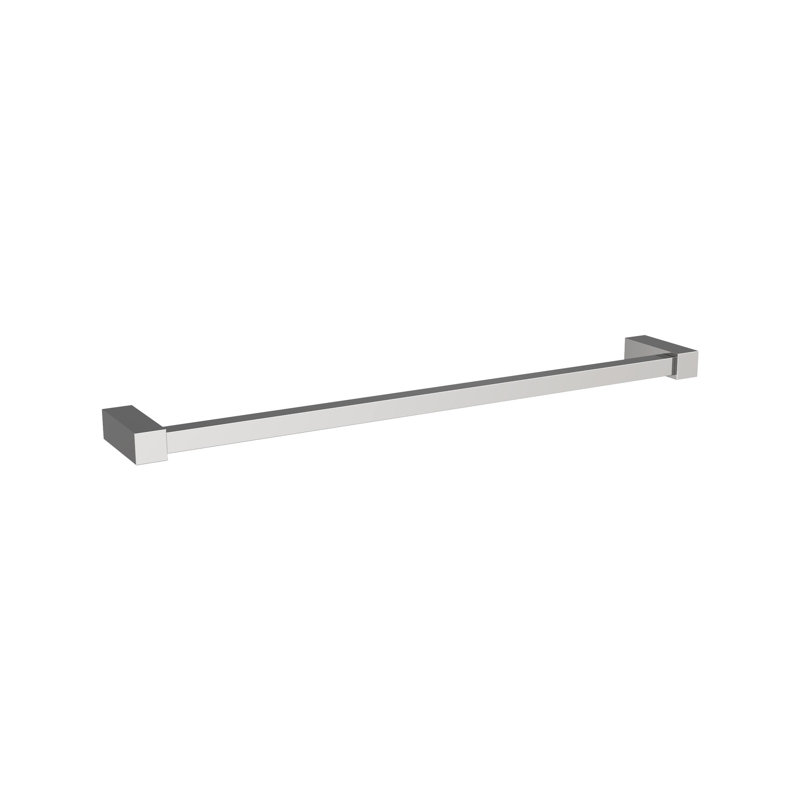 Barre à serviettes murale Monument, Nickel brossé, P 2,7 po x L 18,8 po x H 0,56 po 