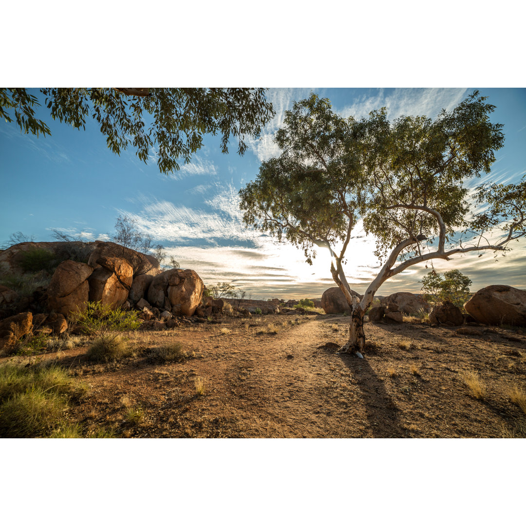 Australias Outback von Swissmediavision - Kunstdrucke auf Leinwand