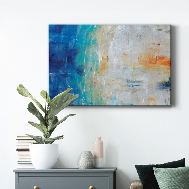 Blue Grotto II - Wrapped Canvas Print, 48" H x 32" W x 1" D