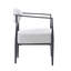 Chaises d'appoint confortables avec structure en fer, design moderne Mid-Century, idéales pour la maison