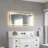 48" X 24" LED Bathroom Mirror With Front And Backlight, Wall Mounted Vanity Mirror With Aluminum Frame, Anti-Fog, Memory, 3 Colors, Stepless Dimmable-122782183-122782172
