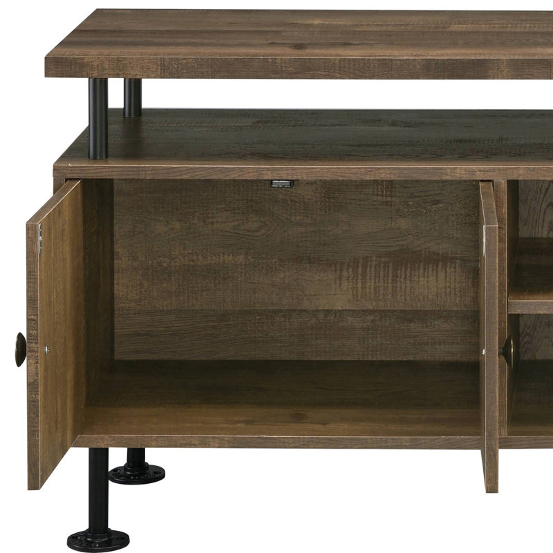 Meuble télé avec tablettes ouvertes Vespucci