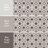 Twenties Mini Circle 4" x 4" Ceramic Patterned Wall & Floor Tile