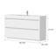 Ensemble de meuble-lavabo simple 60 po Valliere